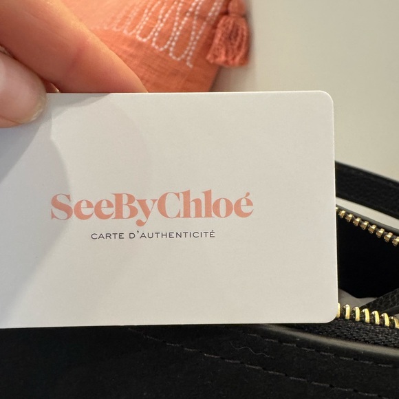 NWT | Large See By Chloe Joan Crossbody Bag | Black Leather and Suede | Dust Bag - Picture 15 of 17